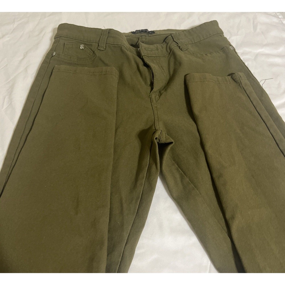 HYPE Skinny‎ Stretch Jeans Size 26 Olive Green , Skater, Hipster , Casual